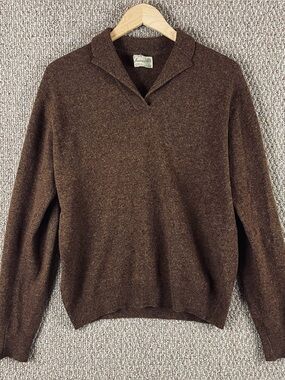 Vintage Andrew Scott Sweater Men’s M/L 100% Lambswool Scotland Shawl 243